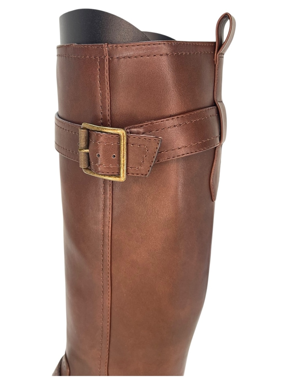 Naturalizer Tiernan Brown Faux Leather Knee High Womens Boots Size 9W - Picture 8 of 15